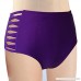 High Waisted Bikini Bottoms Strappy Side Swimwear Brief for Women Purple B07BGW69NY